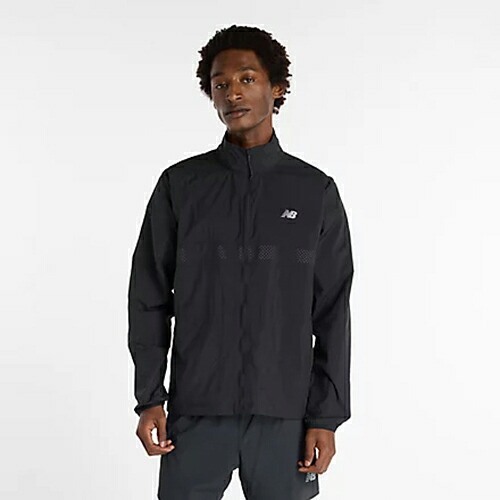 ニューバランス New Balance リフレクティブパッカブルジャケット ランニング メンズ MJ41279-BK
