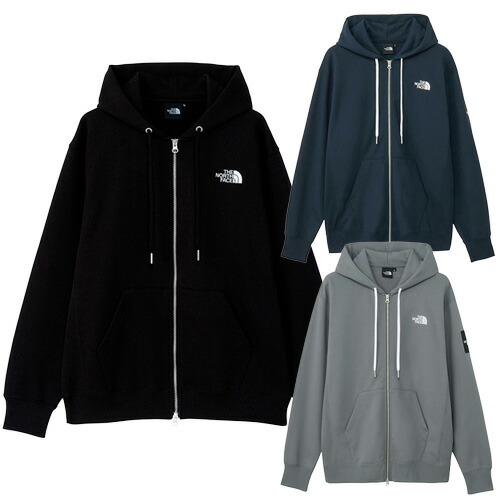 ザ・ノース・フェイス THE NORTH FACE スクエアロゴフルジップ スウェットパーカ アウトドア 長袖 ユニセックス NT12335