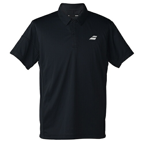 バボラ Babolat CLUB SHORT SLEEVE SHIRT スポーツシャツ 庭球 半袖 メンズ BUG6312C-BK00