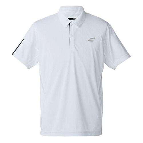 バボラ Babolat CLUB SHORT SLEEVE SHIRT スポーツシャツ 庭球 半袖 メンズ BUG6312C-WH00