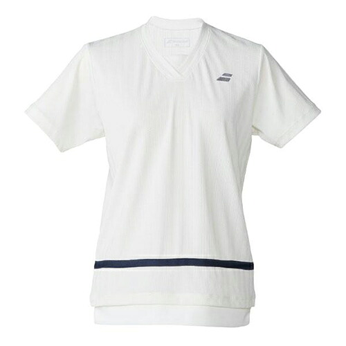 バボラ Babolat PLAY SHORT SLEEVE SHIRT 庭球 バドミントン ティーシャツ 半袖 ウィメンズ BWG6326-WH00