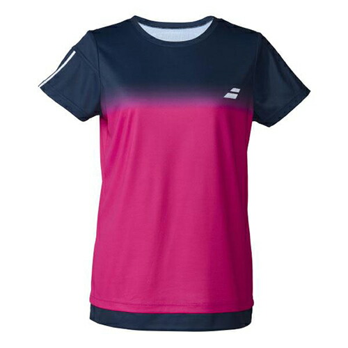 バボラ Babolat CLUB SHORT SLEEVE SHIRT 庭球 プルオーバー 半袖 ウィメンズ BWG6330C-PK00
