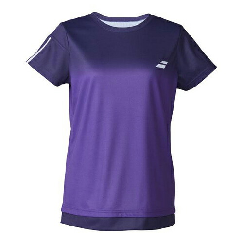 バボラ Babolat CLUB SHORT SLEEVE SHIRT 庭球 プルオーバー 半袖 ウィメンズ BWG6330C-PP00