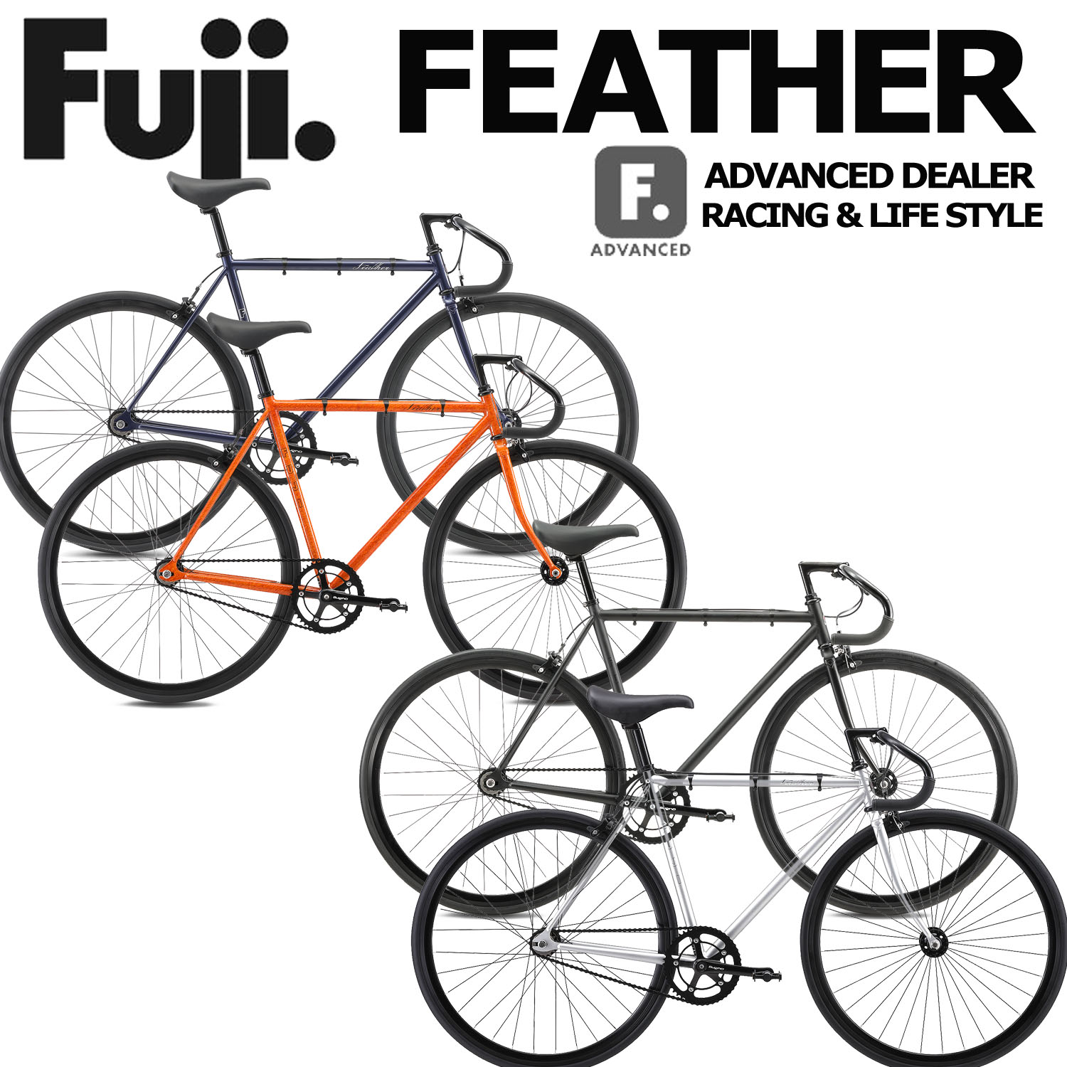 楽天市場】FUJI FEATHER (マットブラック) 2026 フジ フェザー ピスト 