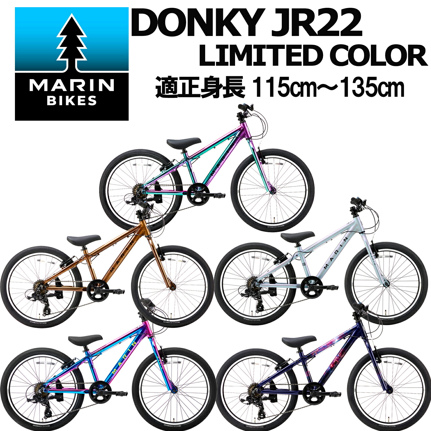【ポイント5倍 西濃支店止め送料無料一部割引】マリンバイク ドンキージュニア22 リミテッド 2026年 MARINBIKE DONKY Jr22 "DONKY Jr22 LIMITED インチ キッズ 子供自転車 完成車｜スポークオンライン店