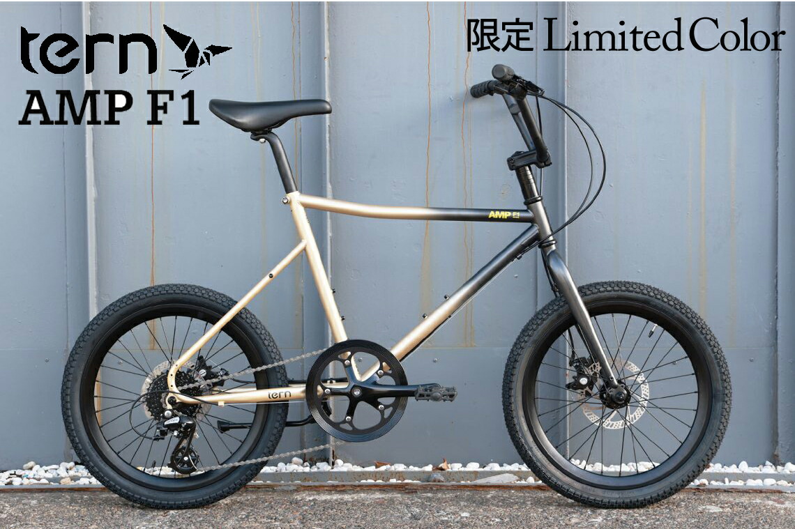 【ポイント5倍 西濃支店止め送料無料一部割引】ターン AMP F1 リミテッドカラー Black Champagne 限定カラー ブラックシャンパン TERN ミニベロ 小径自転車