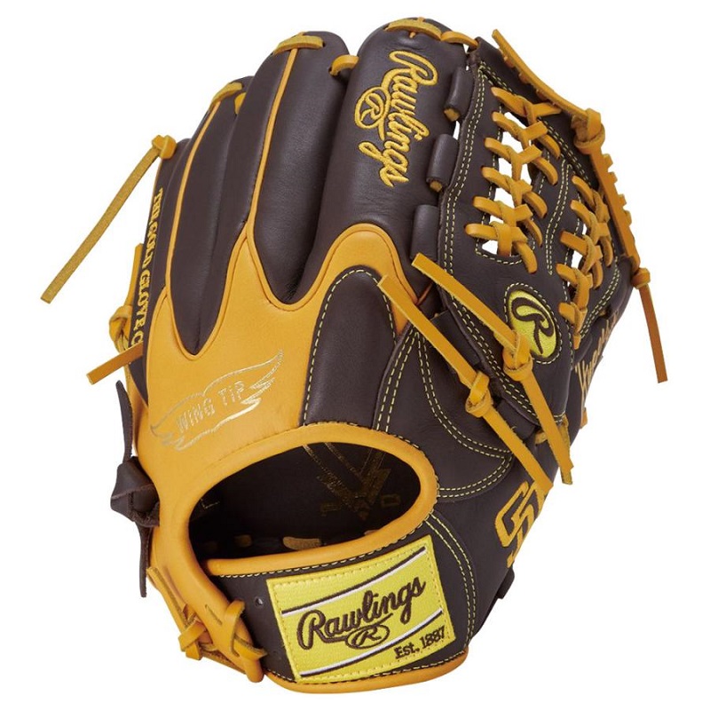 ◆200円OFFクーポン券\u0026ただし書き為しとげるでpt5倍◆ 【型付無料】 ローリングス(Rawlings) 軟式 グローヴ HYPER TECH MLB オールフィールダー用 GR5HTMN55W-SPD