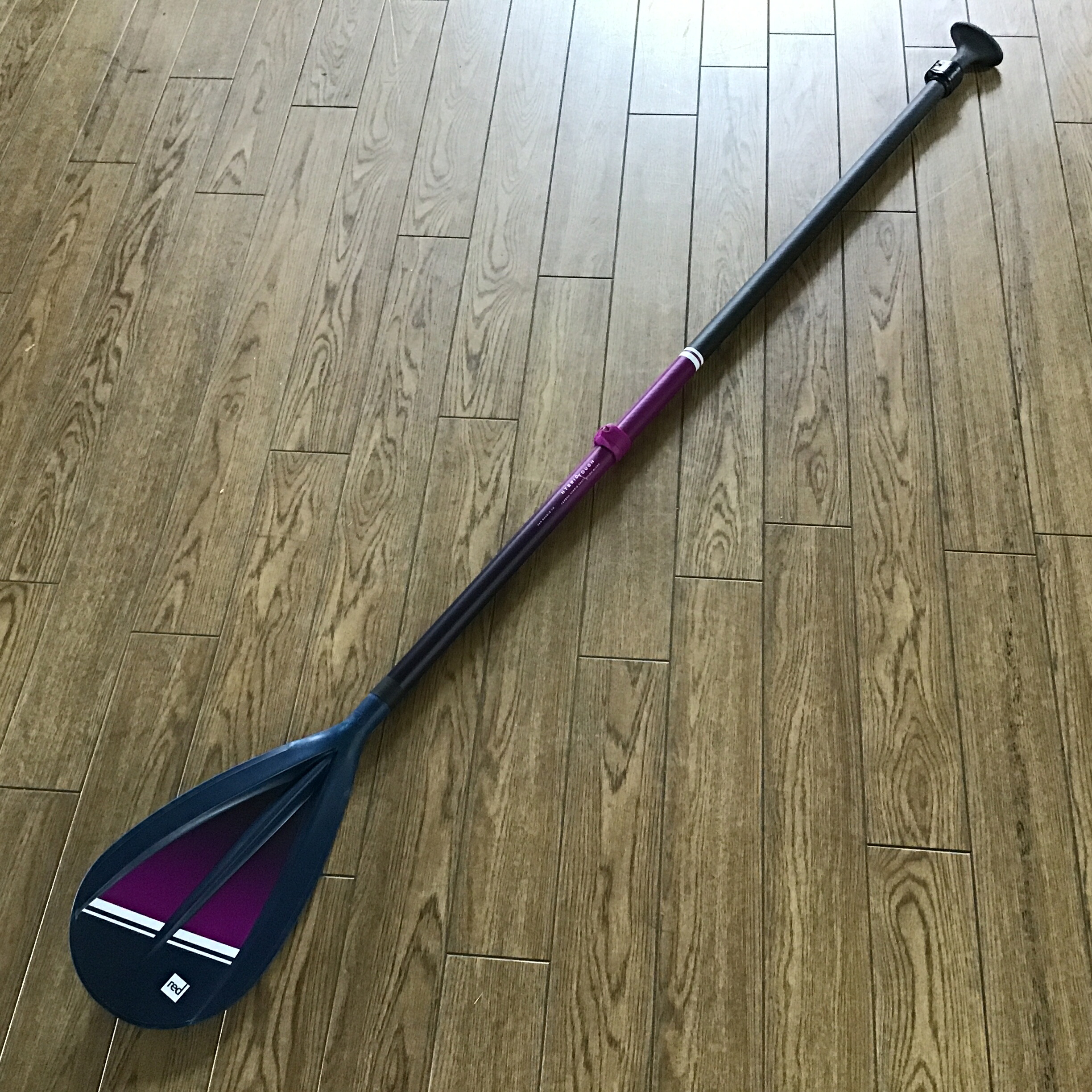 RedPaddle 赤いことパドル【SUP PADDLE HYBRID TOUGH】PURPLE 170-210糎 ３ピースサップパドル 置き目品