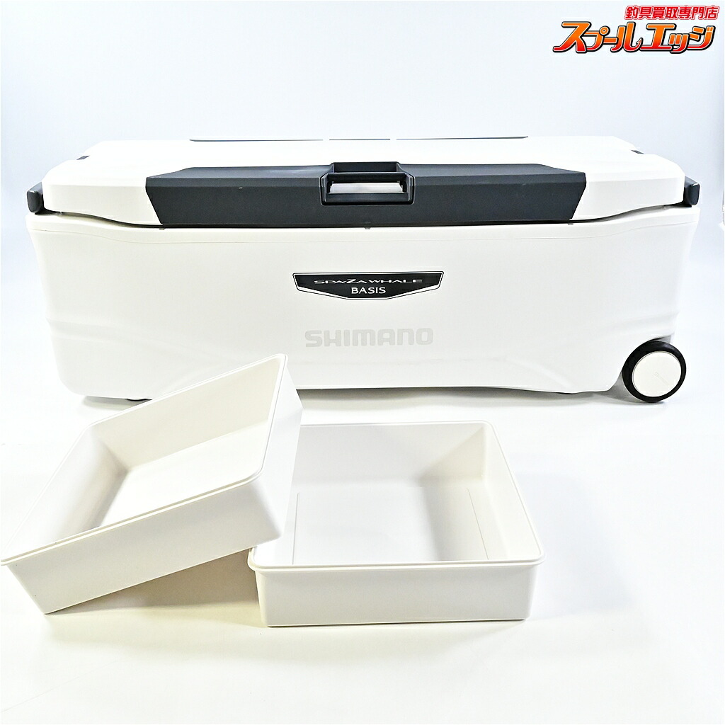 【中古】 シマノ スペーザ ホエール ベイシス 650 NS-365T 65L ピュアホワイト キャスター付 1面底無意味さ SHIMANO SPA-ZA