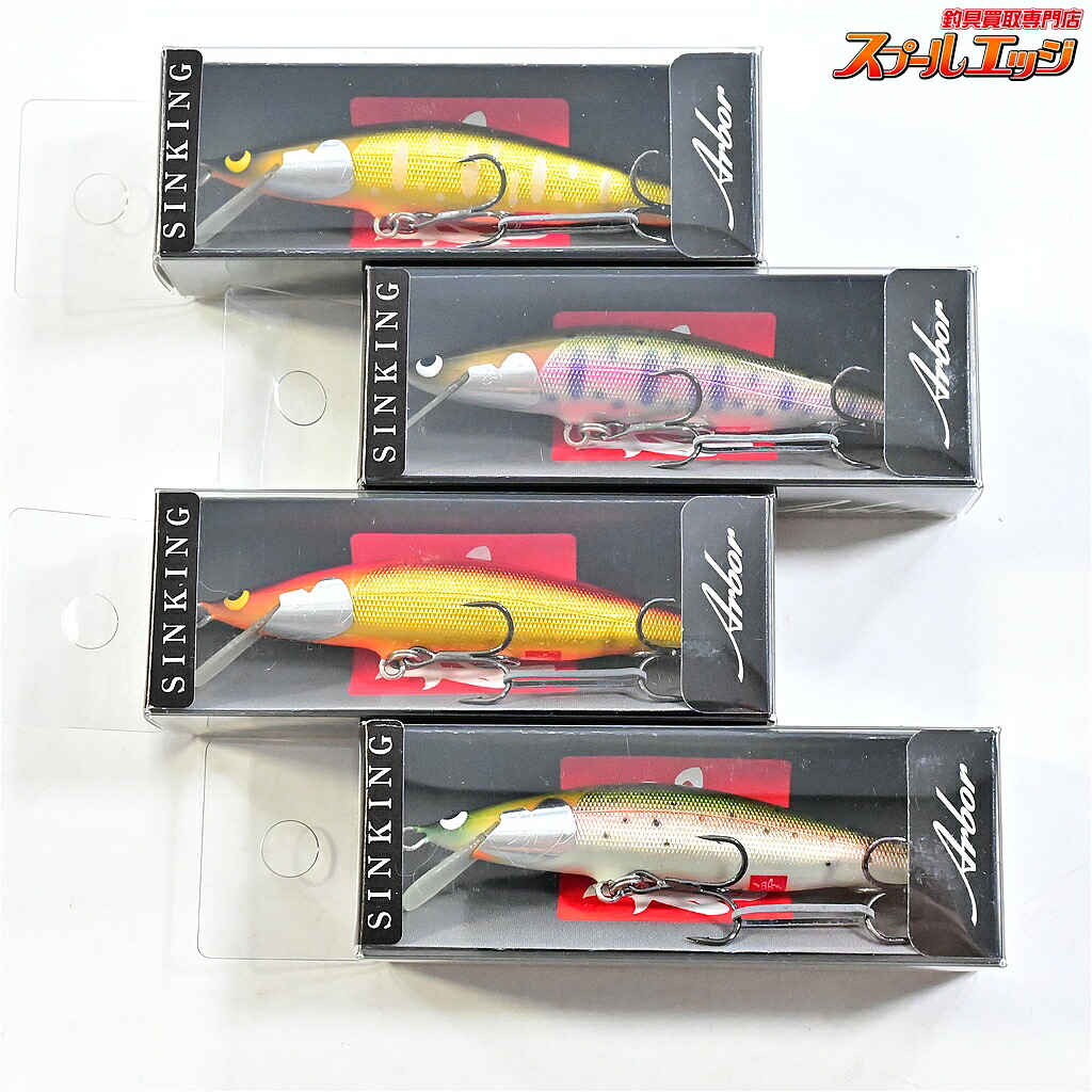 【中古】 ウッドリームxエムアイレ アルボル 70S シンキング 70mm 8.0g 4個セット WoodreamxMAIRE Arbor 淡水用ルアー|スプールエッジ 店