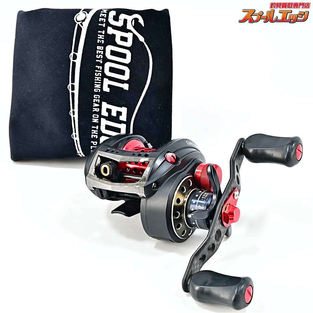【中古】 アブガルシア アンバサダー レボ MGX-L ギア比7.1:1 KTF90mmオフセットカーボンハンドル/メカニカルキャップ m43949