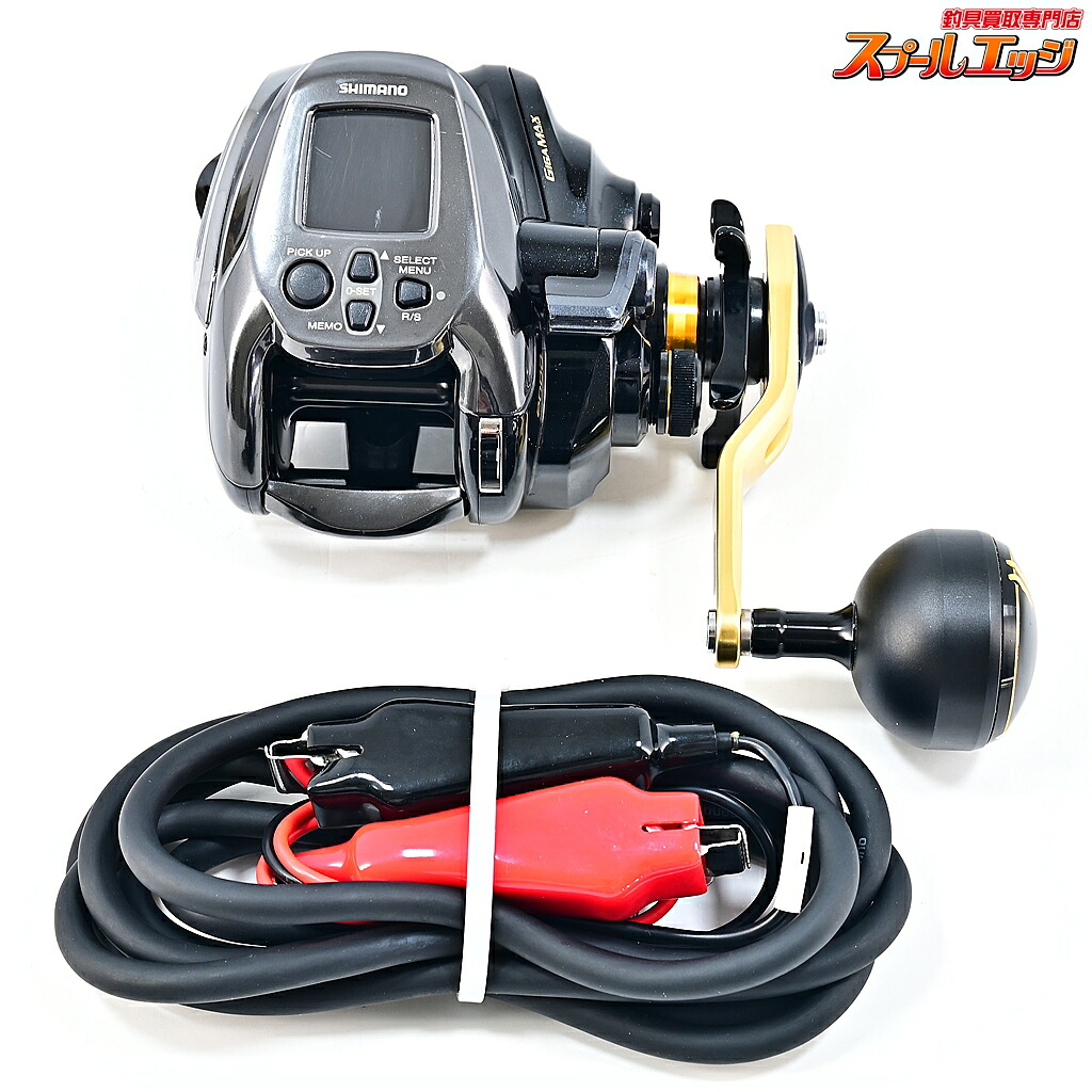【中古】 シマノ 22ビーストマスター 2000 使用距離29.6km 使用49時間 ビーストマスターMD6000 80/92mm純正ハンドル装着 SHIMANO m44485