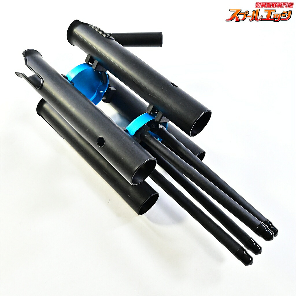 【中古】 ムカイフィッシング スポットフォー 4本極点照明ランプ 心の高まり青色黒いこと MUKAI ROD-STAND SPOT-4