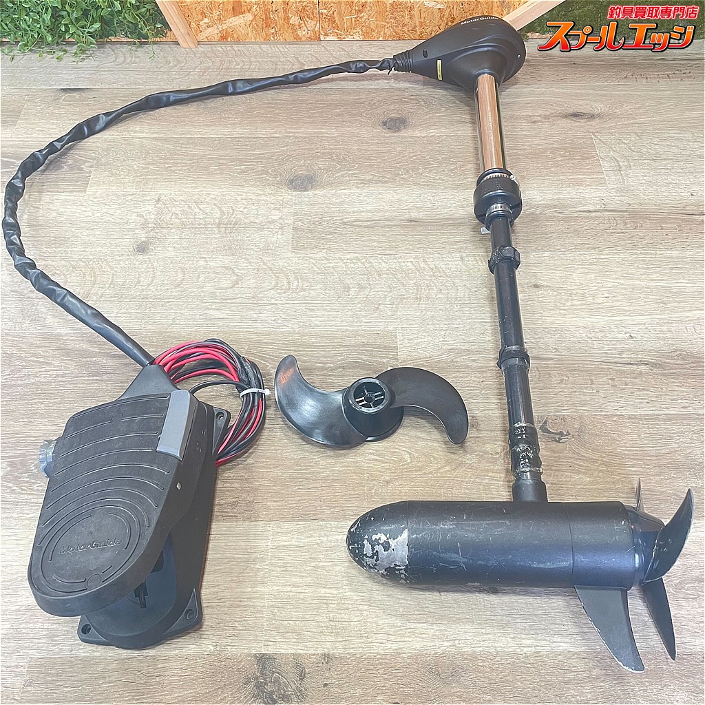 【中古】店頭受取のみ モーターガイド X5デジタル 80LBS 24V 無段階 32インチ シャフト径41mm サファリプロップ付 エレキ