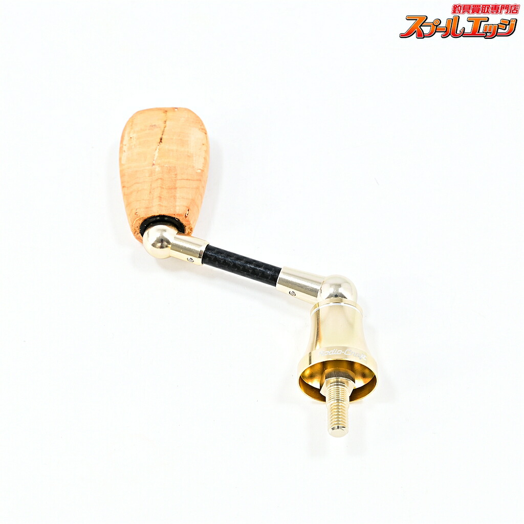 【中古】 ロデオクラフト RCシングルスピニング 炭素手持ち部分 38.5粍 コルクフラットノブ シマノ用 三鞭酒ゴールド m45055