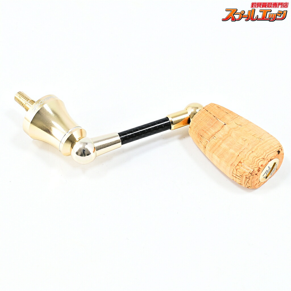 【中古】 ロデオクラフト RCシングルスピニング 炭素手持ち部分 40粍 コルクフラットノブ シマノ用 三鞭酒ゴールド m45103