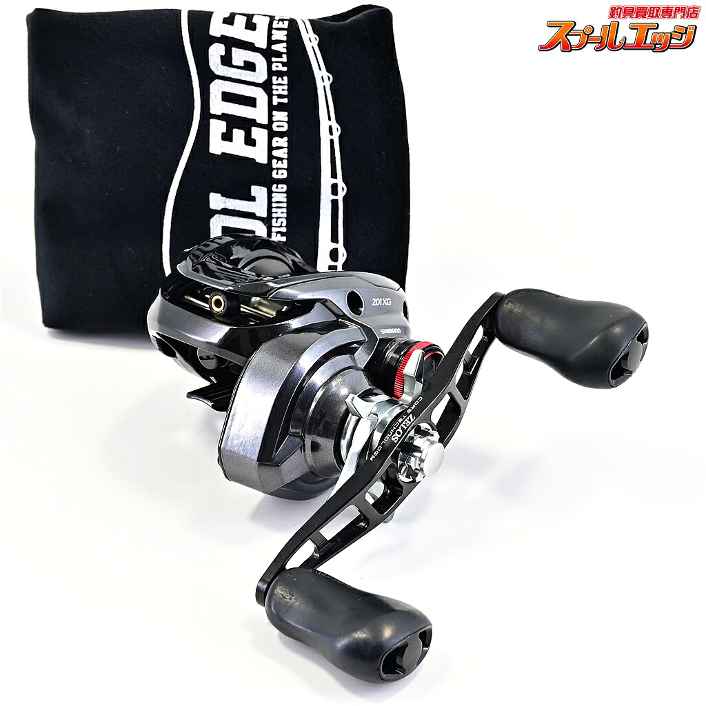 【中古】 シマノ 24スコーピオン MD 201XG ZPI ゼロス 102粍マシンカットハンドル 黒いこととり備える SHIMANO Scorpion m45141