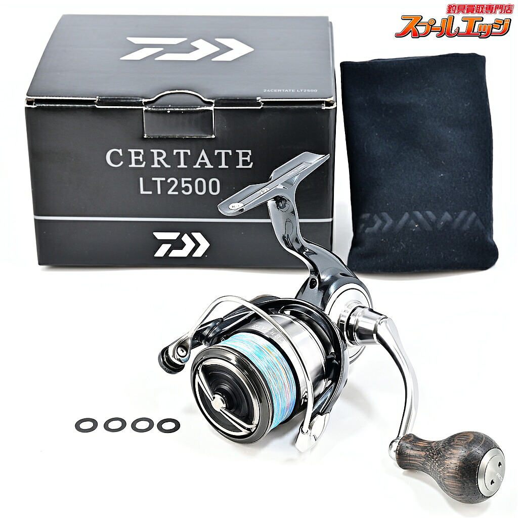 【中古】 ダイワ 24セルテート LT 2500 SLPW RCSエギングウッドノブ装着 DAIWA CERTATE m45177｜スプールエッジ 店