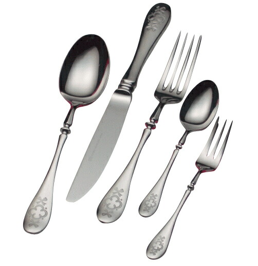 楽天市場】ALFACT 洋白銀器 唐草 ディナーセット24pc カトラリーセット