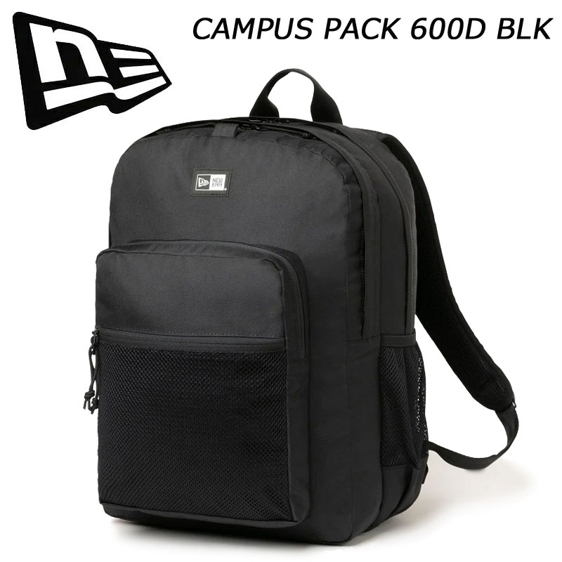 ニューエラ キャンパスパック 35L 13517773 NEWERA CAMPUS PACK 600D BLK ユニセックス バックパック リュック 通勤 通学 旅行 スポーツジム 2026春夏