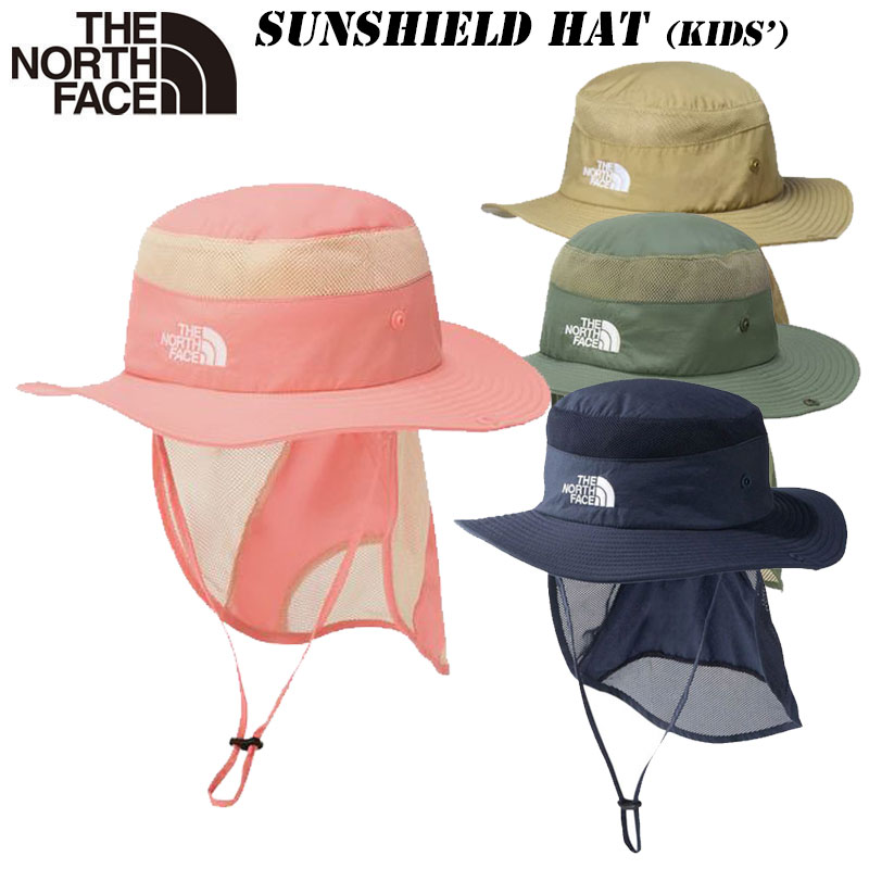 2026 NEW COLOR ザ・ノース・フェイス サンシールドハット（キッズ）NNJ02521 THE NORTH FACE Sunshield Hat (KIDS') 子供 帽子 日よけ 遮熱 UVケア アウトドア