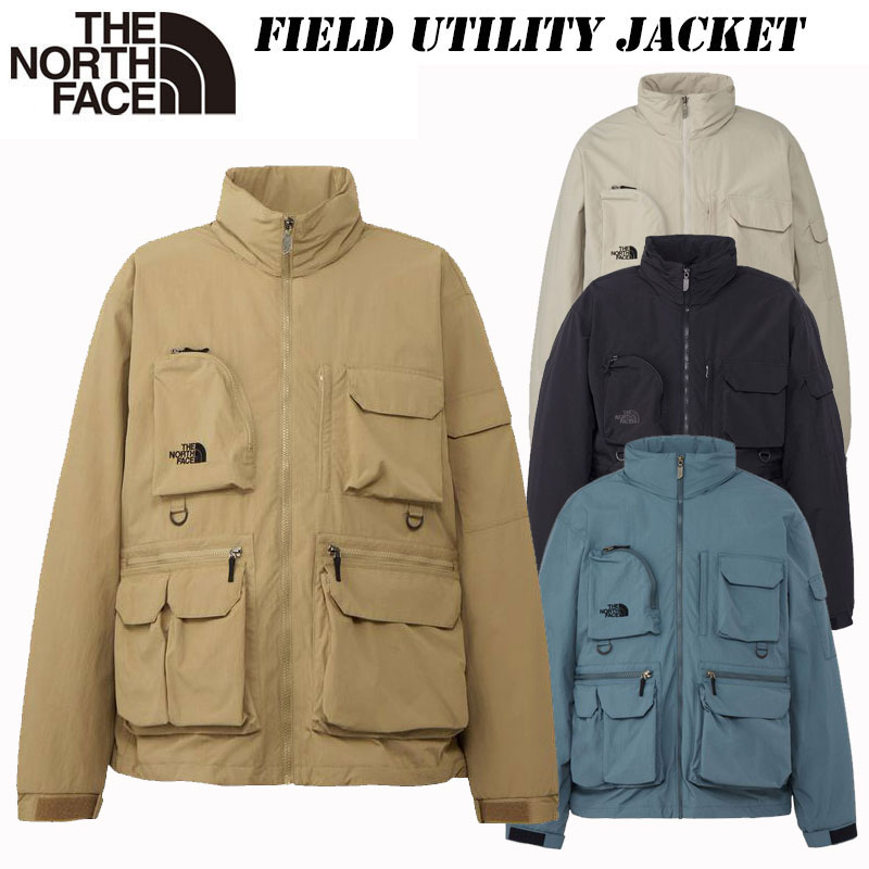 2026 春・夏 NEW COLOR ザ ノースフェイス <br>フィールド ユーティリティ ジャケット メンズ  NP22533<br>THE NORTH FACE Field Utility Jacket <br>シェルジャケット 収納力 はっ水 キャンプ ビルトインフード