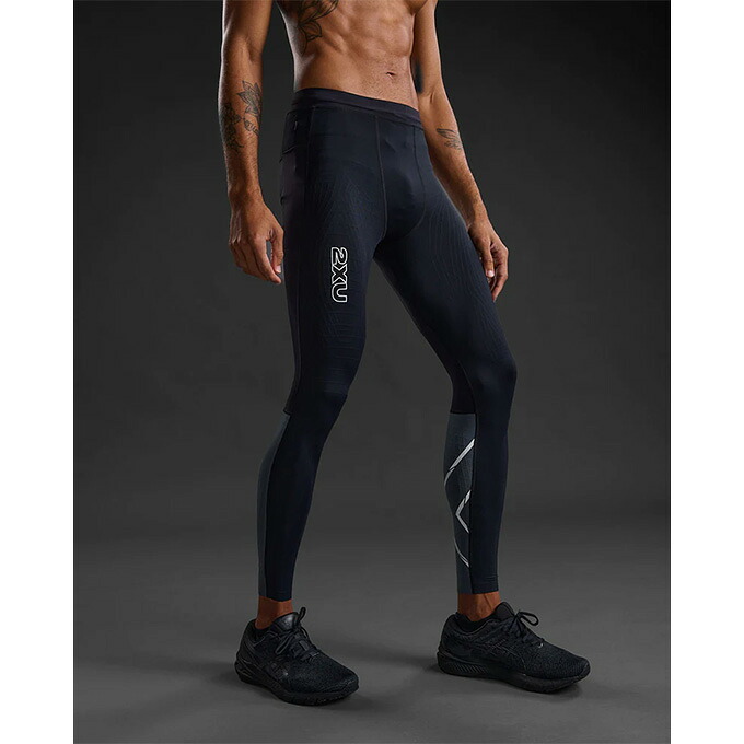 【クーポン発行中!】 ツータイムズユー 2XU メンズ ランニング トレーニング ウェア タイツ ロング Light Speed React Compression Tights MA7049b 【2024SS】|SPOPIA NET SHOP