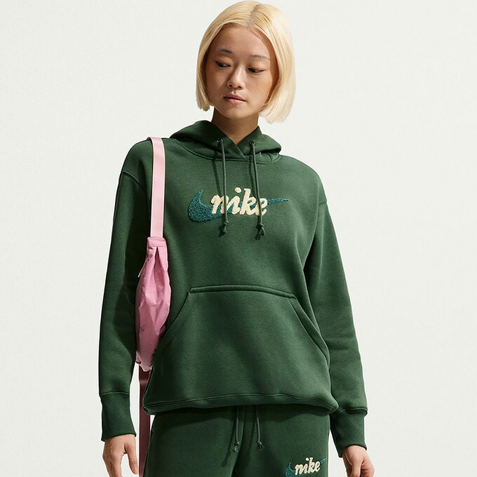 【クーポン発行中！】 ナイキ NIKE レディース スポーツ カジュアルウエア トップス スウェット パーカー ナイキ ウィメンズ NSW PHNX フリース OS L/S ロゴ HDY IM9644 323