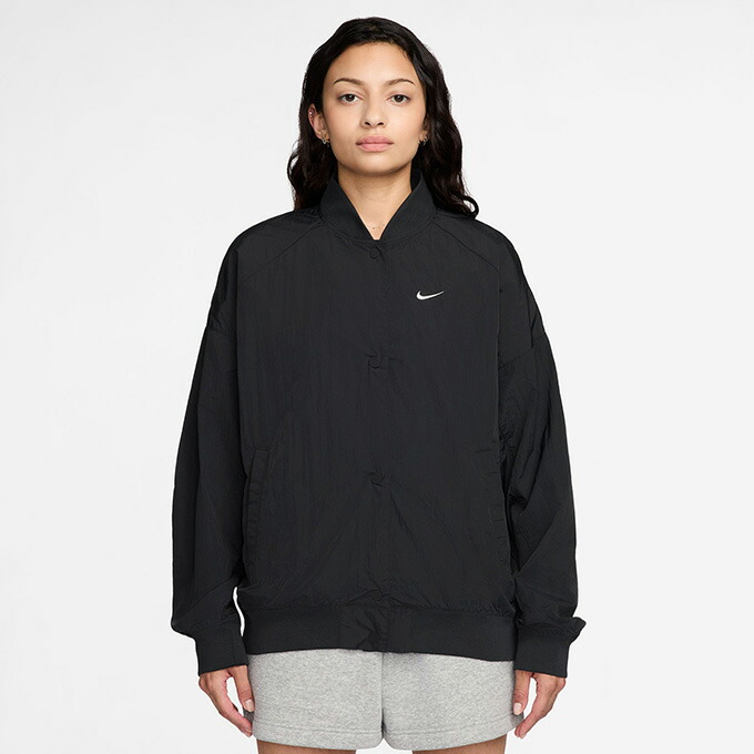 【クーポン発行中！】 ナイキ NIKE レディース スポーツ カジュアルウエア アウター ジャケット ナイキ ウィメンズ NSW ハイブリッド ヴァーシティ ジャケット IF0333 010