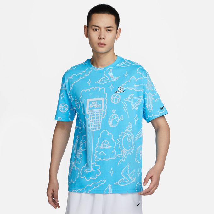 ナイキ NIKE メンズ バスケット ボール ウェア バスケ 半袖 Tシャツ M90 マックス BBALL S/S Ｔシャツ AOP  DZ2699-010 【2023SS】 SPOPIA NET SHOP