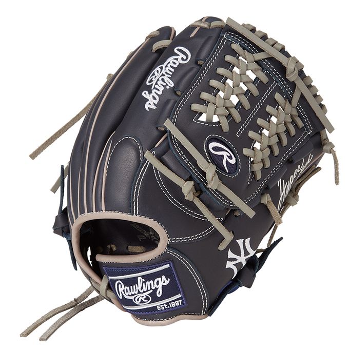 【クーポン発行中！】 ローリングス rawlings 野球 ジュニア 軟式グラブ オールラウンド用 HYPER TECH MLB TEAM サイズ L GJ5HTMN6L1 ヤンキース 【2025SS】