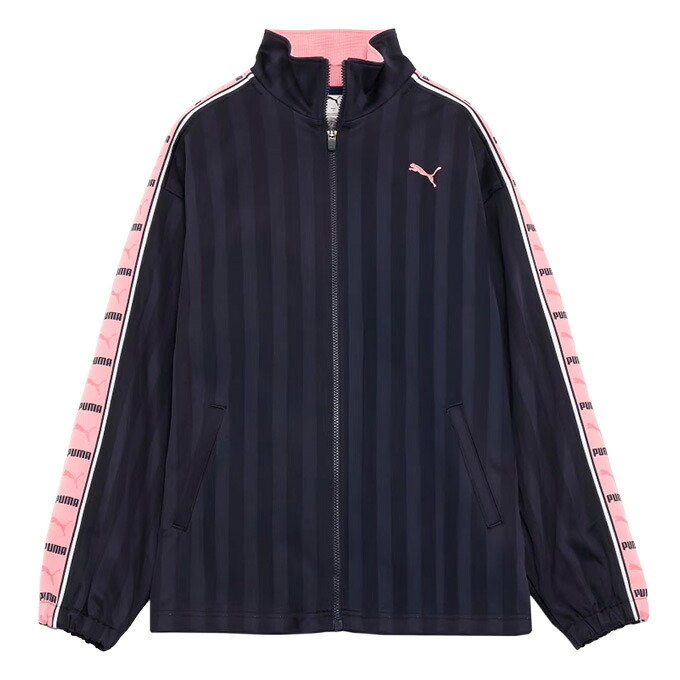 【クーポン発行中！】 プーマ PUMA メンズ トレーニングウエア ジャージ トップス ジャケット シャドウ ストライプ ニット ジャケット 527754 【2025FW】