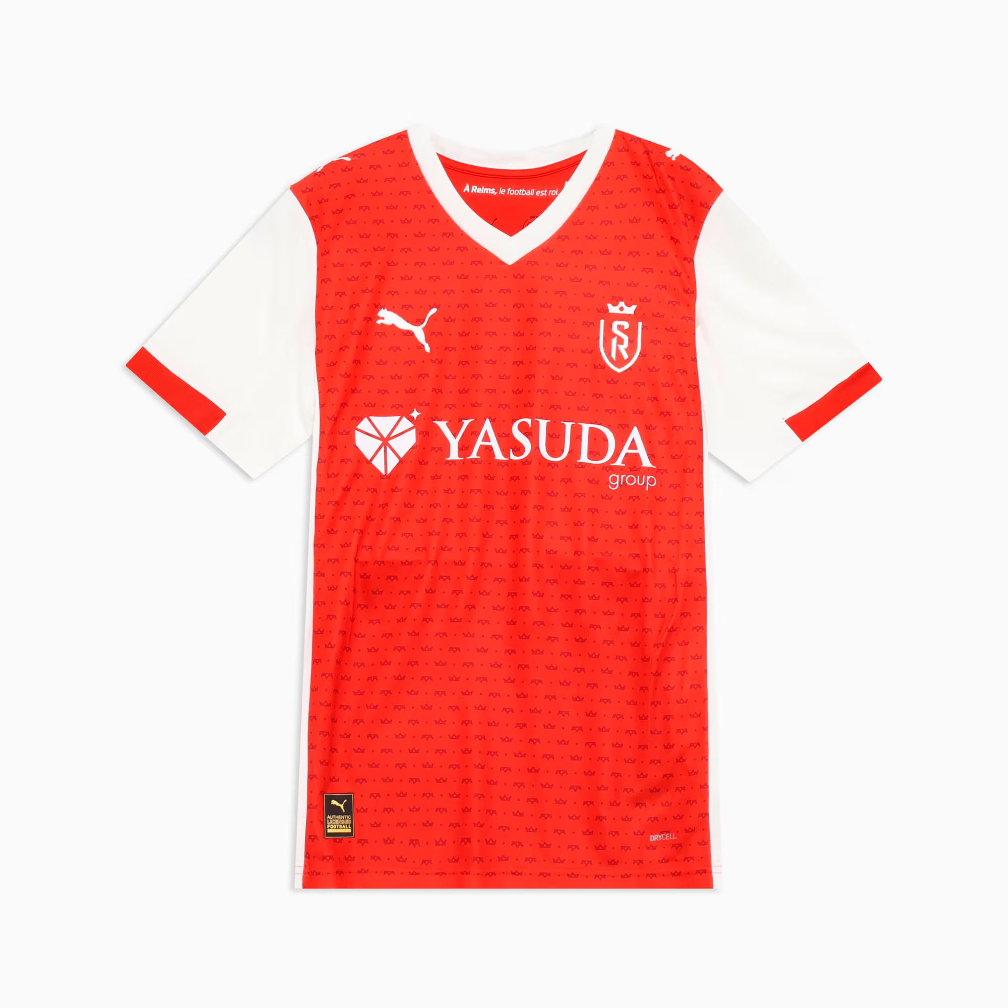 【クーポン発行中！】 プーマ PUMA メンズ サッカー フットサル ウェア トップス 半袖 レプリカ ユニフォーム Stade Reims Home ジャージ レプリカ 785385 01 【2025FW】 8,330円