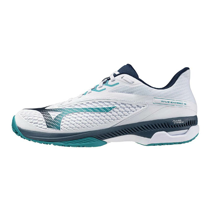 【クーポン券振り出し中！】 ミズノ MIZUNO メンズ レディース 庭球 シューズ オムニ・クレーコート用 W.EXCEED6 広々とした OC 61GB251318 白いこと×米国海軍 【2025FW】