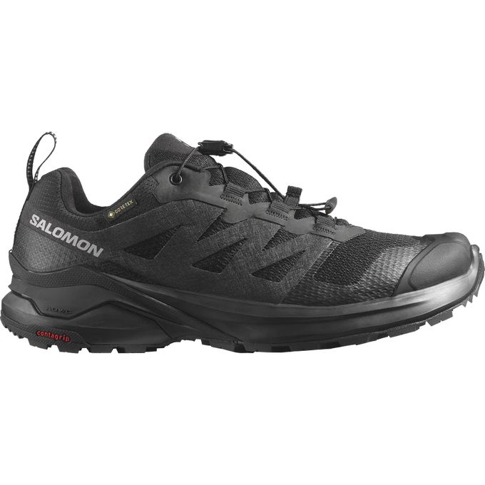 【クーポン発行中！】 サロモン SALOMON レディース トレッキング トレイルランニング シューズ X-ADVENTURE GORE-TEX W L47321800 BLACK/BLACK 【2025FW】