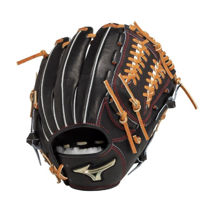 【クーポン発行中！】 ミズノ MIZUNO 野球 ジュニア 硬式グラブ ゴールデンエイジ硬式用【グローバルエリート】Hselection SIGNA【オールラウンド用／サイズGA10】 1AJGA32000 0949ブラック×コルク 【2025SS】
