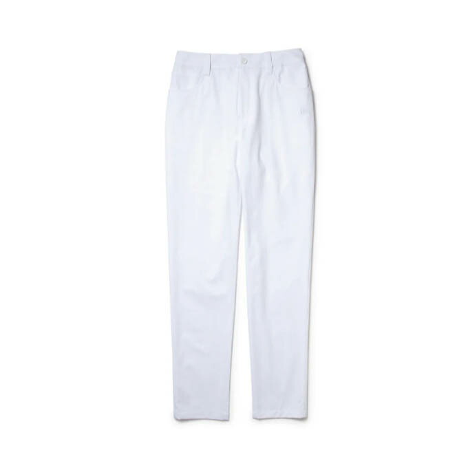 【クーポン発行中！】 ニューエラ NEW ERA レディース ゴルフ ウェア ボトムス ロング パンツ GFW SKINNY PANTS LAUREL LOGO WHI 【2025SS】