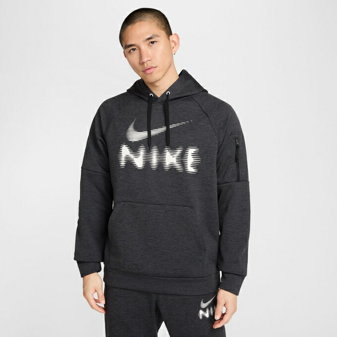 【クーポン発行中！】 ナイキ NIKE メンズ トレーニング ウェア フーディー プルオーバー AS M NK TF PO HOODIE SWOOSH HJ3002 010 【2025SS】