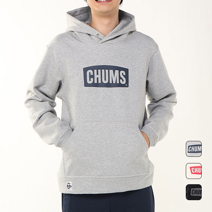 【引き換え証ふり出し中！】 チャムス CHUMS レディース アウトドア お召しもの トップス 長袖 ティーシャツ パーカー 汗水 CHUMS Logo Pullover Parka CH10-1519 【2025FW】