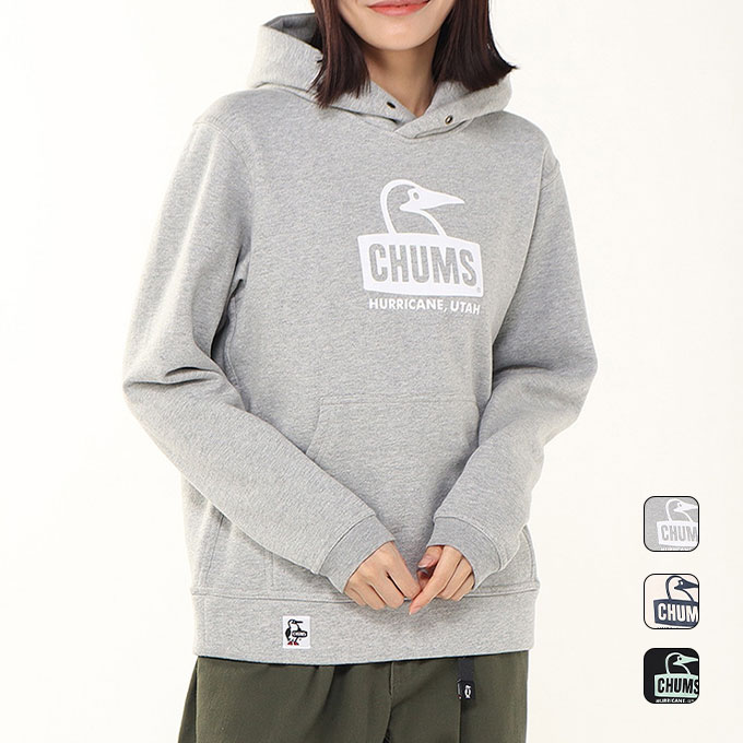 【引き換え証ふり出し中！】 チャムス CHUMS レディース アウトドア お召しもの トップス 長袖 ティーシャツ パーカー 汗水 Booby Face Pullover Parka CH10-1520 【2025FW】