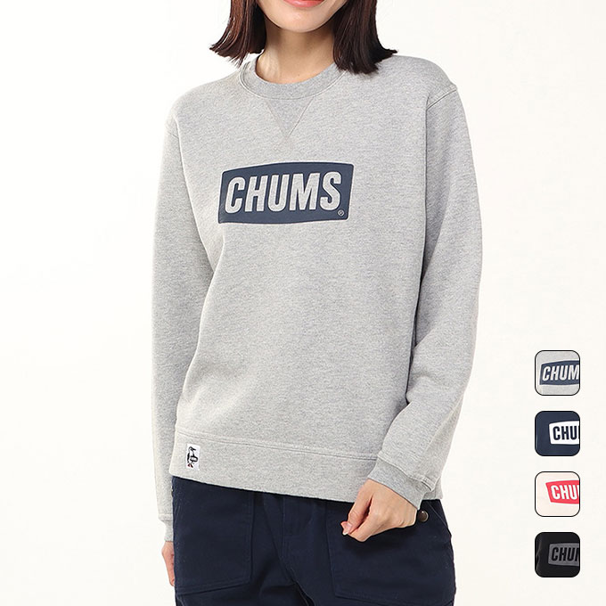【クーポン発行中！】 チャムス CHUMS メンズ レディース アウトドア ウェア トップス 長袖 プルオーバー トレーナー スウェット CHUMS Logo Crew Top CH00-1516 【2025FW】
