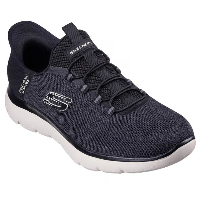 【クーポン発行中！】 スケッチャーズ Skechers メンズ カジュアル タウン シューズ ワイド SUMMITS - KEY PACE 232469W BLK 【2025SS】