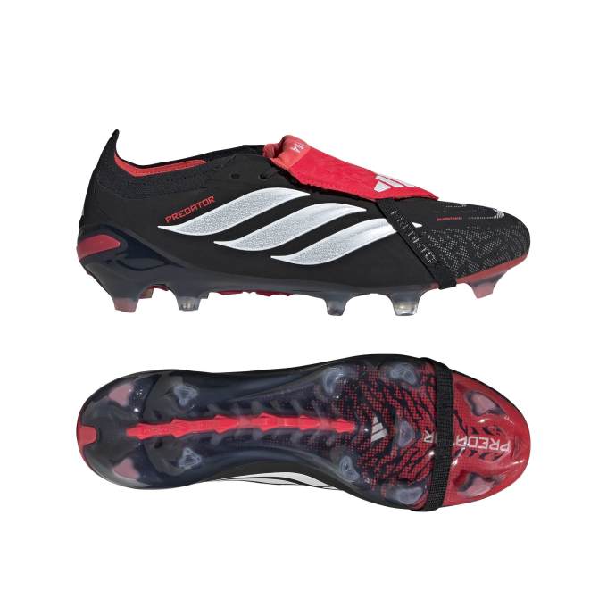 【引き換え証書き著す中！】 アディダス adidas メンズ レディース 蹴球 フットサル スパイク シューズ 生まれながら芝用 PREDATOR ELITE Fold-Over Tongue FG JS0375 NRZ50 【2026SS】