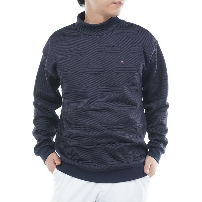 【クーポン発行中!】 トミーヒルフィガー TOMMY HILFIGER メンズ ゴルフウェア トレーナー ジャガ-ドキルト モックネックスウェット THMA575 30 【2025FW】|SPOPIA NET SHOP