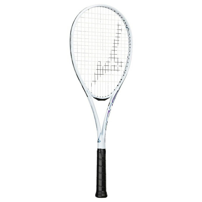 【引き換え証ふり出し中！】 ミズノ MIZUNO ソフトテニス 軟式庭球 櫂 一こまのみ 先遣部隊青写真 アクロスピード V-01 63JTN6A320 内燃機関青色×パープル 【2026SS】