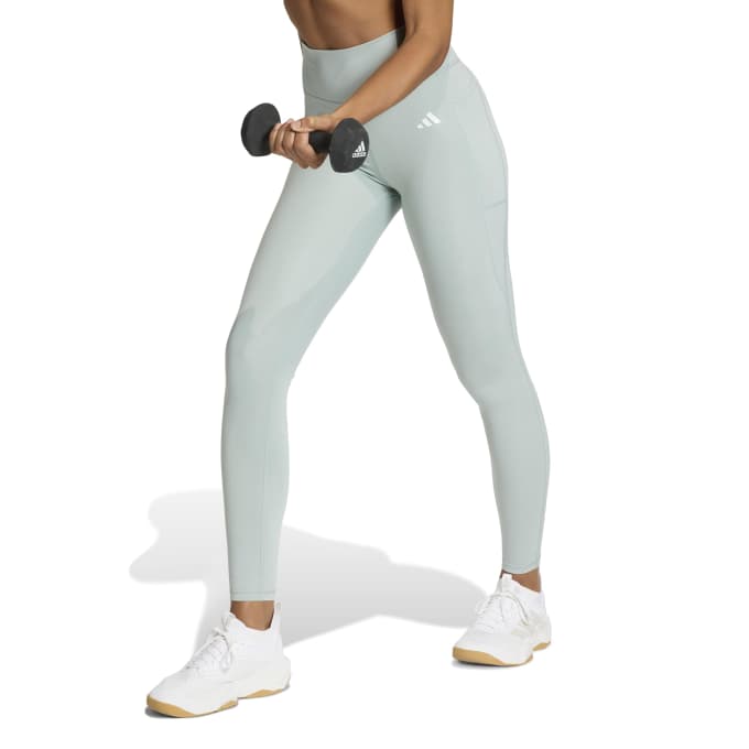 【クーポン発行中！】 アディダス adidas レディース スポーツ ウェア ボトムス インナー タイツ レギンス Optime ESS スタッシュポケット フルレングスレギンス JZ0825 JTB92【2026SS