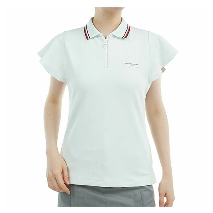 【クーポン発行中！】 トミーヒルフィガー TOMMY HILFIGER レディースゴルフ ウェア トップス ハイテンション バタフライスリーブシャツ THLA533 【2025SS】