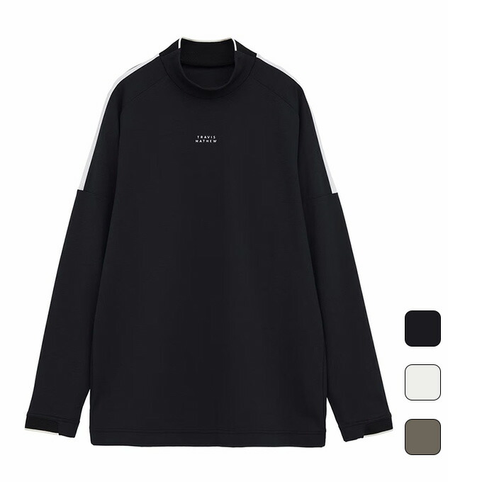 【クーポン発行中！】 トラヴィスマシュー Travis Mathew メンズ ゴルフ ウェア トップス シャツ 長袖 ショルダーライン 長袖 モックネック 7AM015 【2025FW】