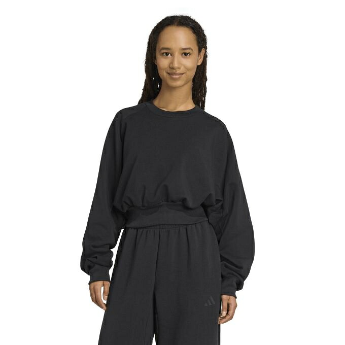 【クーポン発行中！】 アディダス adidas レディース カジュアル ウェア スウェット トレーナー W ASZN SOFTLUX クルースウェット KLI03 JM3836 【2025FW】