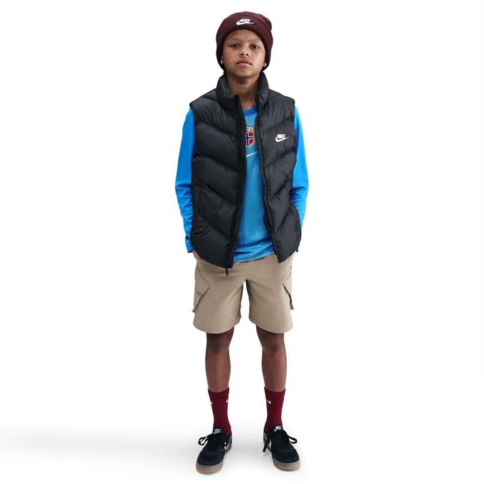 【クーポン発行中！】 ナイキ NIKE キッズ ジュニア スポーツ ウェア アウター YTH NSW TF ADP パファー ベスト HJ2537 010 【2025FW】